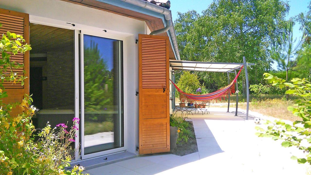 Sauna - Jacuzzi - 100% Prive - L'Estantada Linxe Ngoại thất bức ảnh